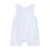 Lil Cactus White and Blue Holy Crosses Smocked Overalls