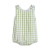 Lil Cactus Classic Sage Green Gingham Baby Bubble Romper