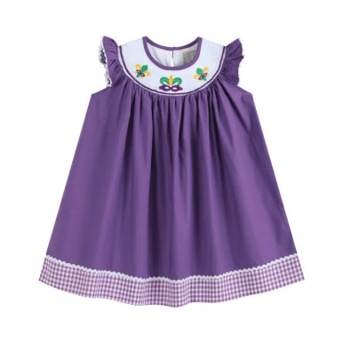 purple smocked infant dress Baby Girl Clothes New Vintage B.T. Kids 12 Month 2pc Purple Flower Smocked Dress