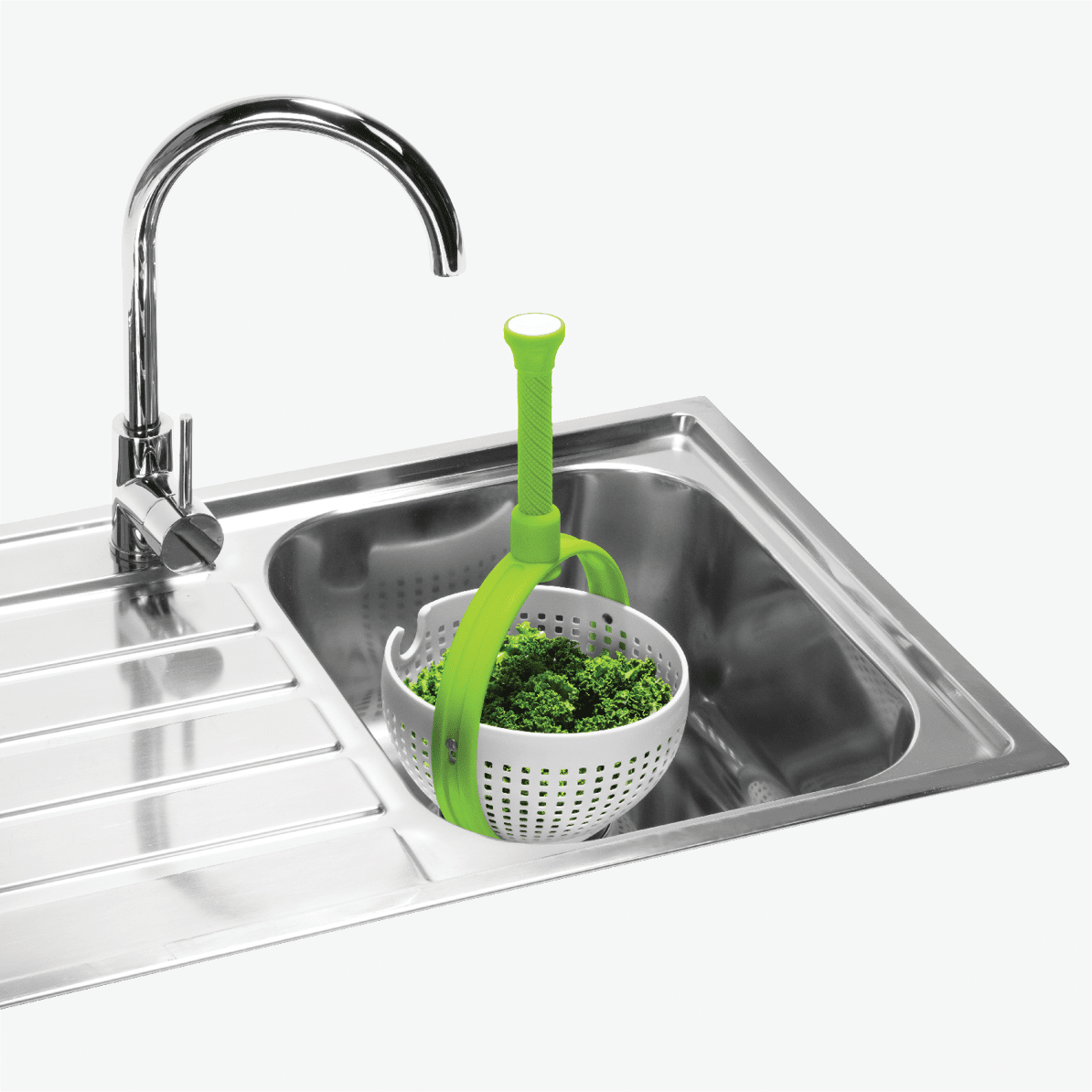 Spina In-Sink Salad Spinner - Thumbnail 5