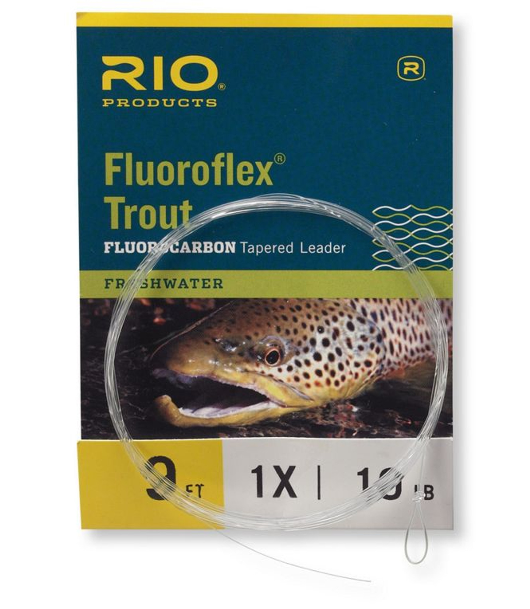 Rio Fluoroflex Trout Fluorocarbon Leader 9' - Native Fly Shop