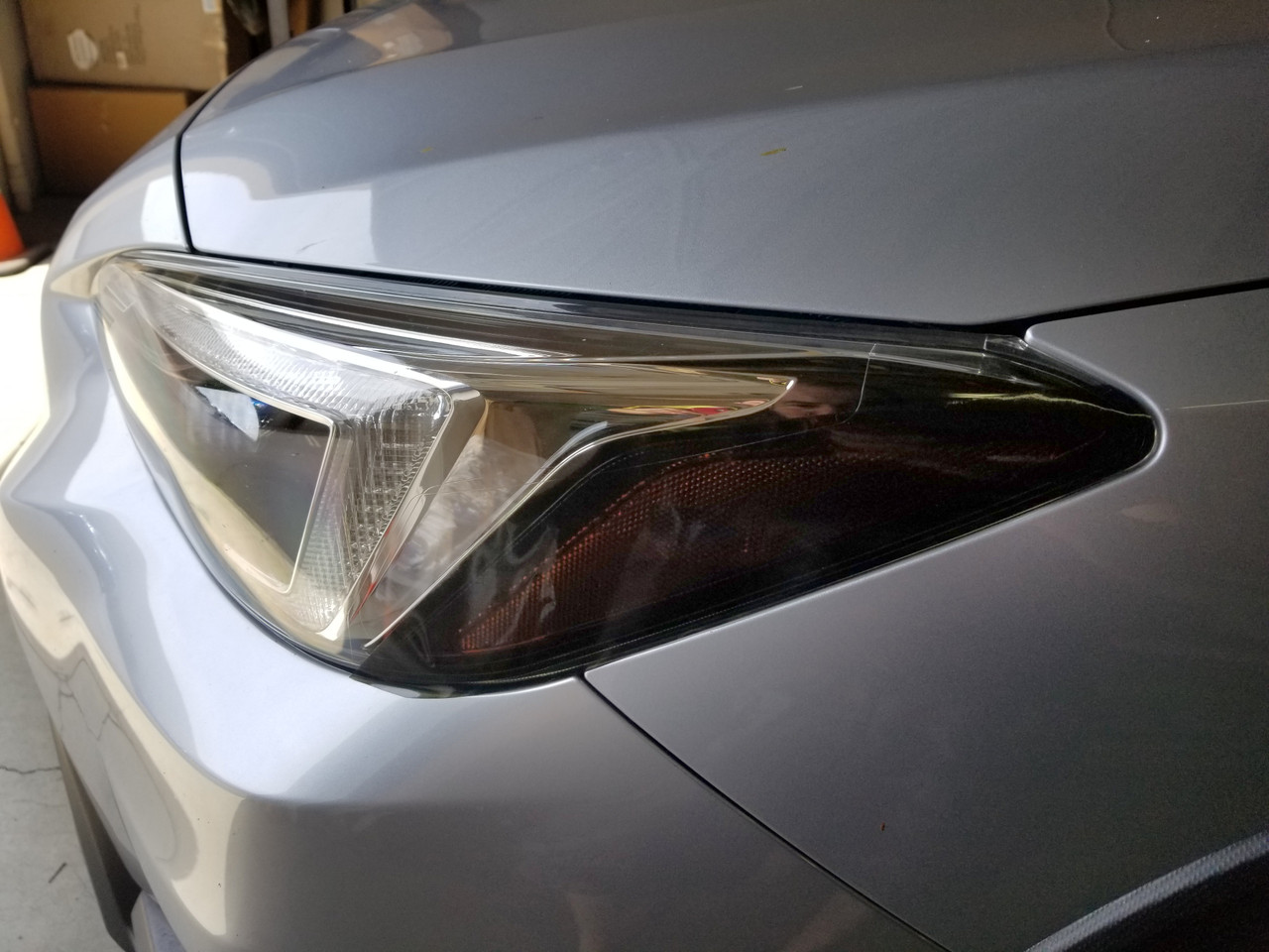 Head Light Amber Delete Steering Responsive Headlights Dark Smoked