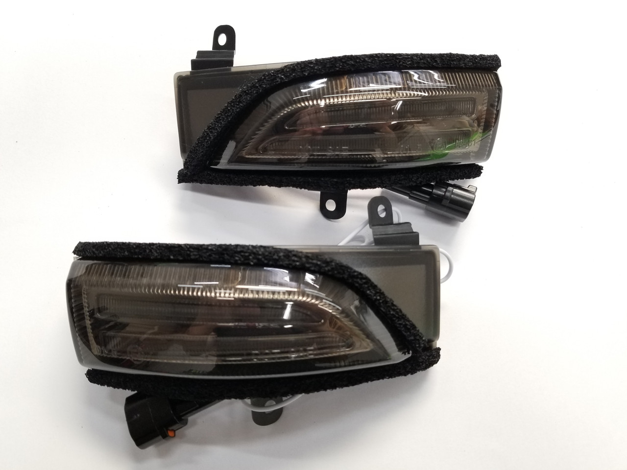Sequential Mirror Turn Signals with DRLs - Smoked - JDMFV WRAPS