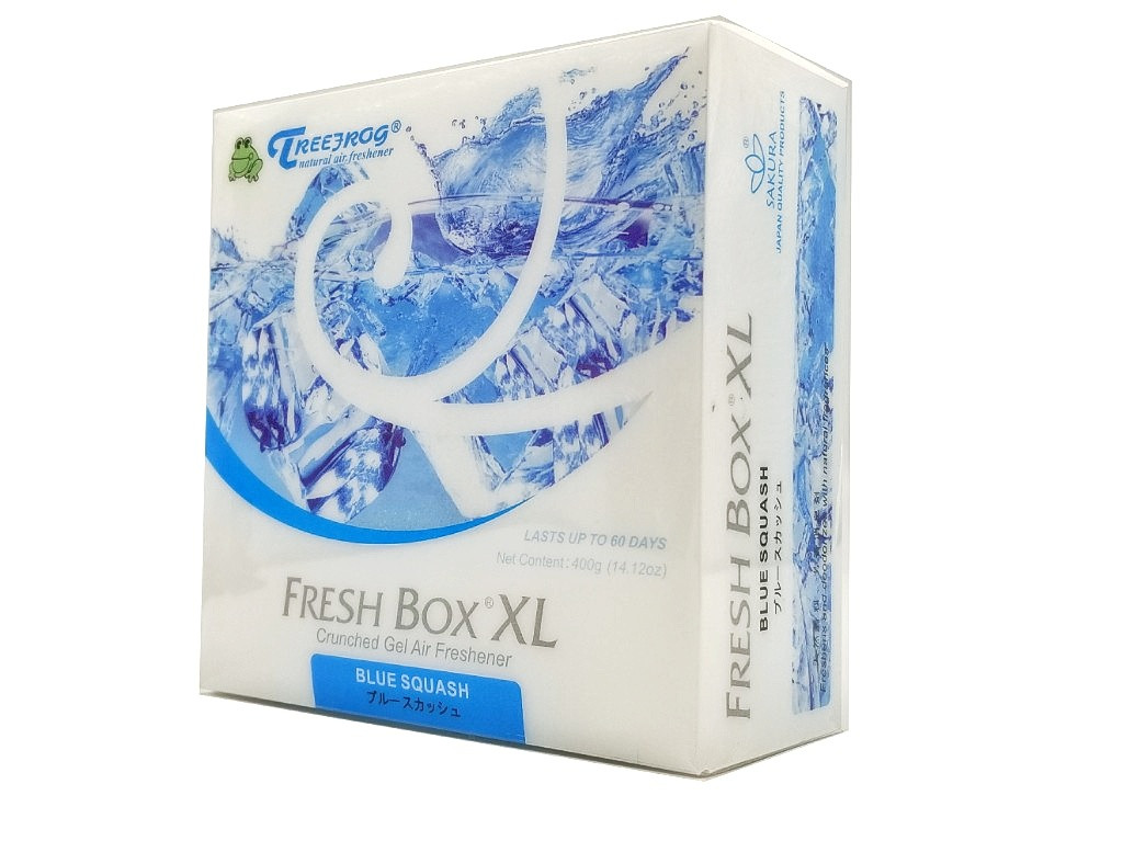 XL Extra Large Treefrog Fresh Box Car Air Freshener Scent - Blue