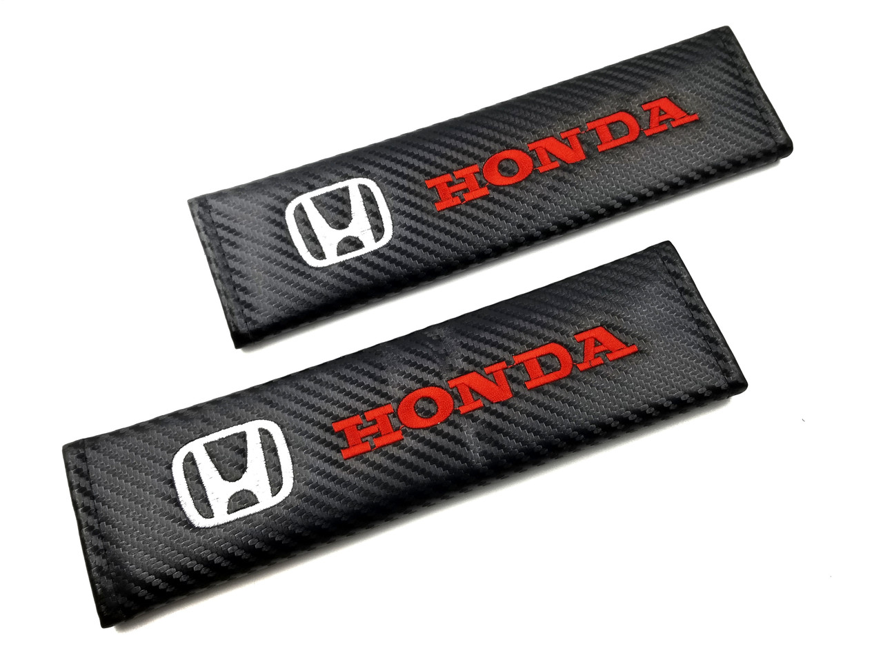 Carbon Fiber Seat Belt Shoulder Pads Cover - Honda