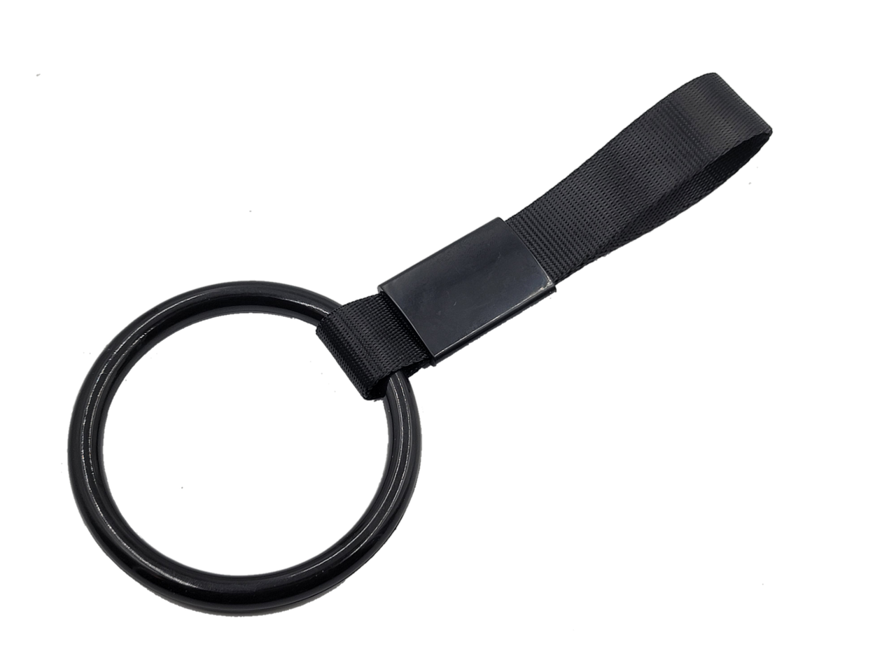 TSURIKAWA Ring Shaped Subway Train Handle Style - Black & Black