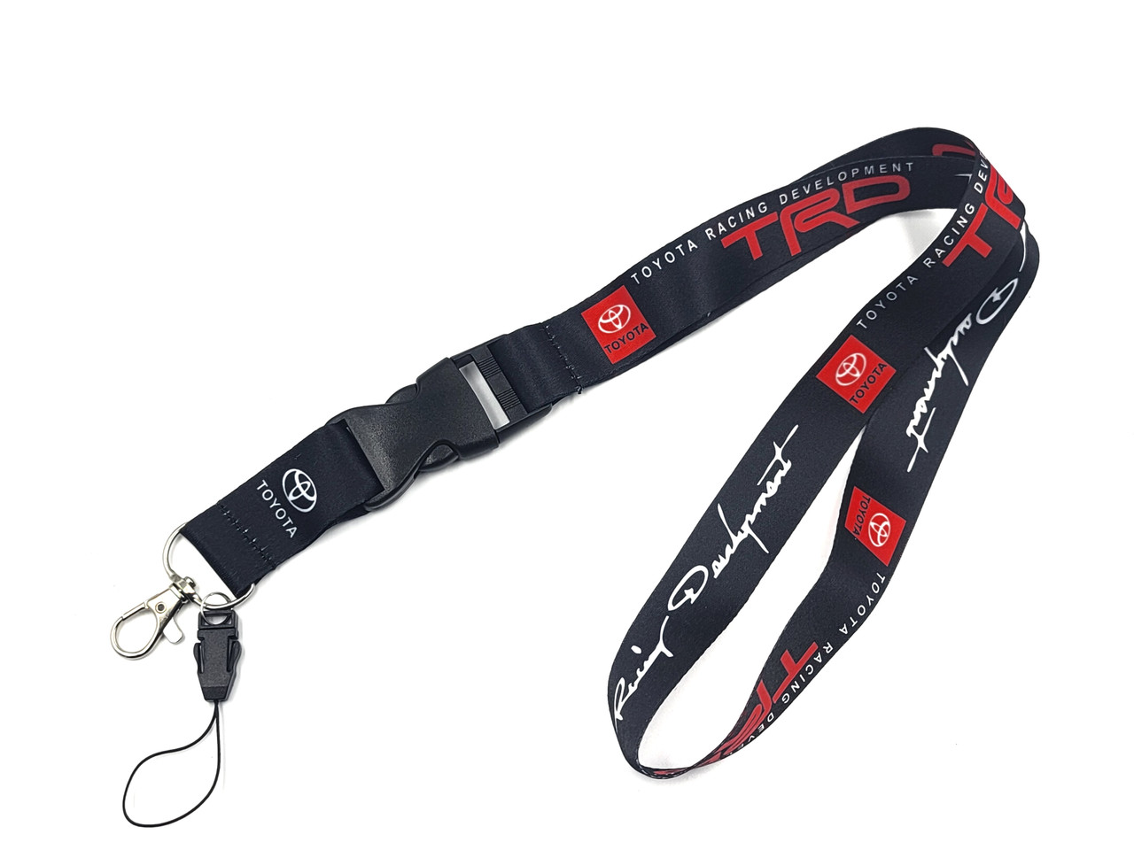 TRD Lanyard - Black Toyota Tab - JDMFV WRAPS