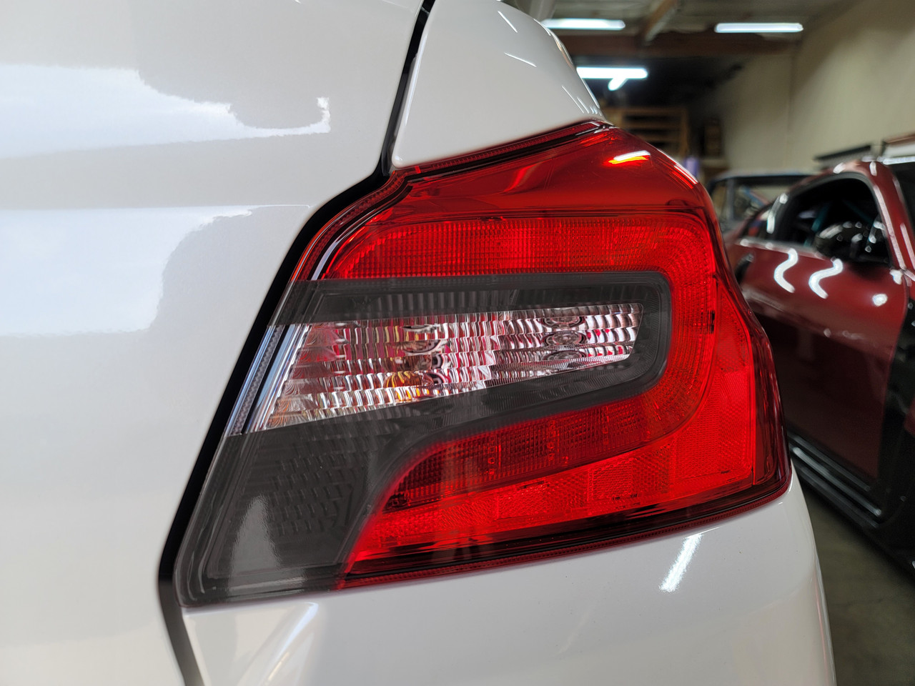 Smoked Bio-Hex Honeycomb Headlight overlays Tint Rainbow NeoChrome  (2015-2021 WRX/STI)