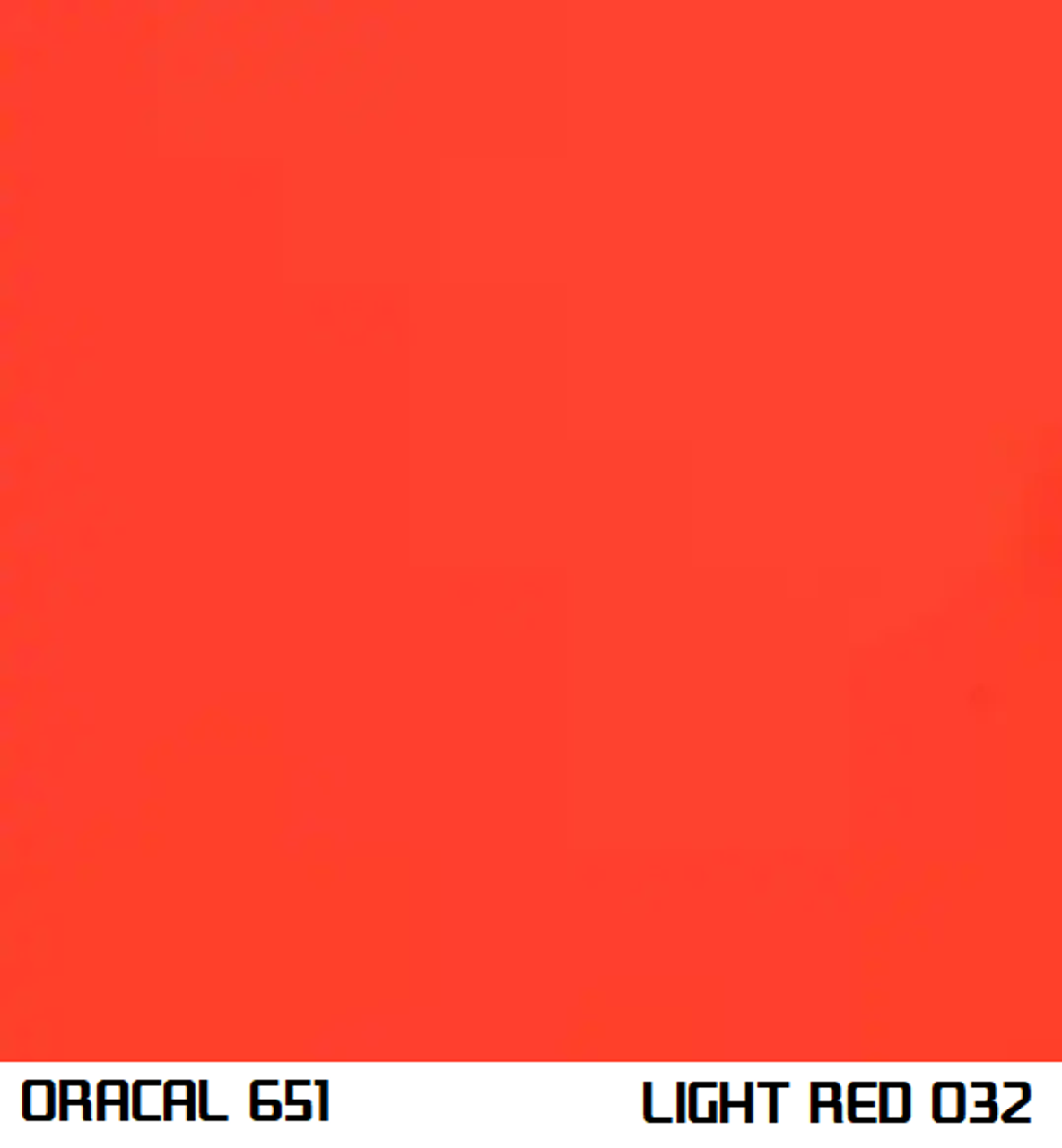 Oracal 651 Permanent Adhesive Vinyl Gloss - Light Red 032 - JDMFV