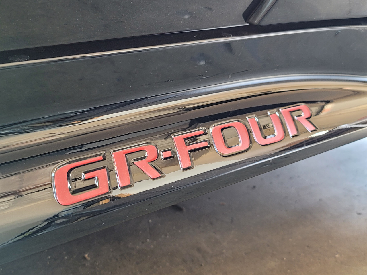 GR-FOUR Rocker Panel Lettering Insert Inlays | 2023-2026 Toyota