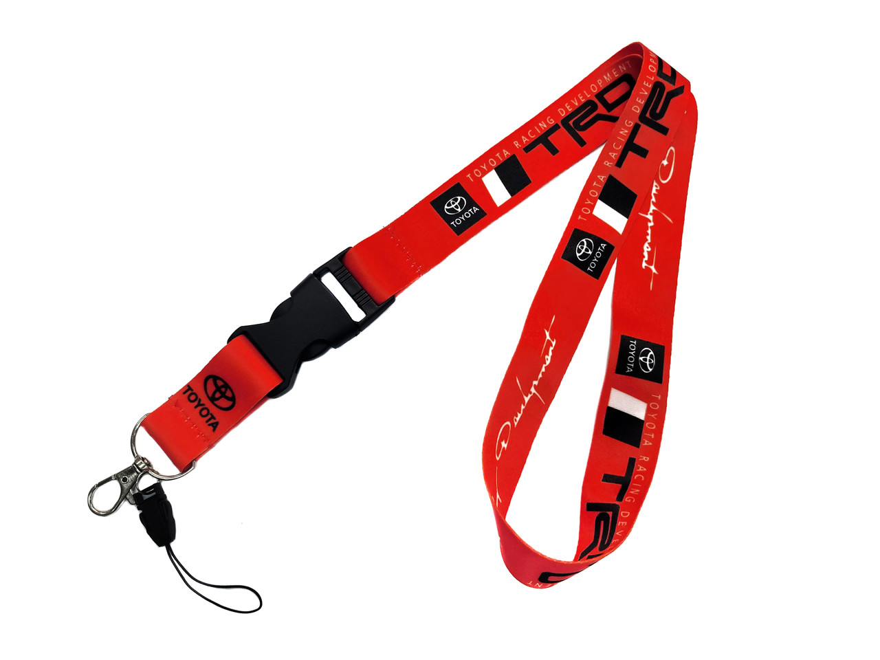 Red TRD Lanyard - Red Tab Toyota - JDMFV WRAPS