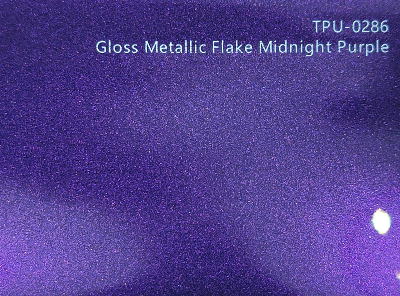 Hybrid Gloss Metallic Flake Midnight Purple PPF - Dry Install