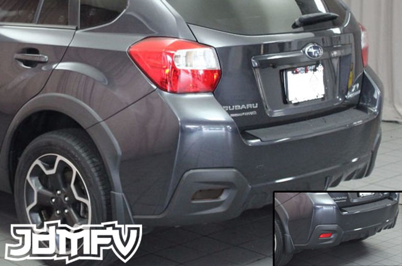 Universal Fit For Subaru Crosstrek 15-17 Rear Roof Spoiler Wing Black W/  Light