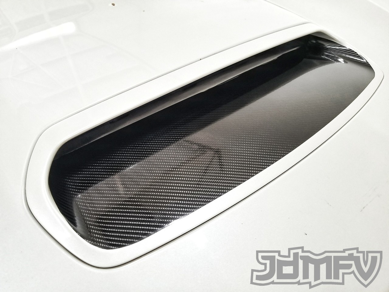 5d Carbon Fiber Hood Scoop precut Overlay wrap kit (1012 LGT