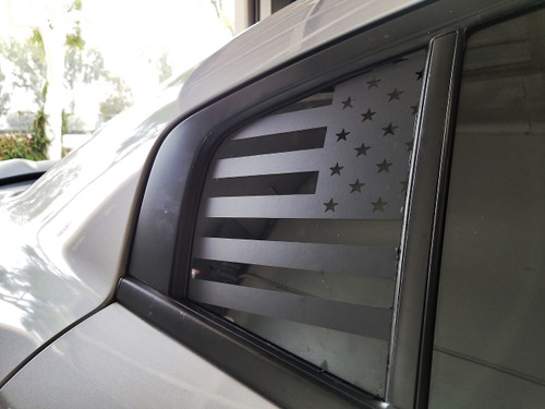 American Flag Quarter Window Decal (15-18 Charger)