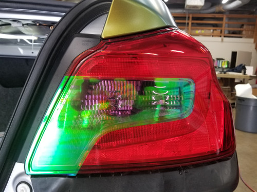 Precut SMOKED NEO CHROME Blinker/Reverse Tail Light Overlays Tint (2015-2021 WRX/STI)