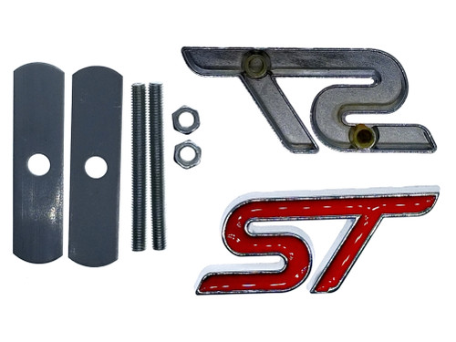 Red ST Grille Emblem Replacement