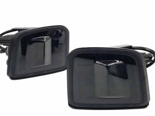 LED Front Turn Signals - Black Reflector / Smoked Lens