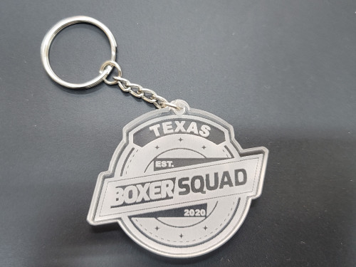 Boxer Squad Acrylic Keychain