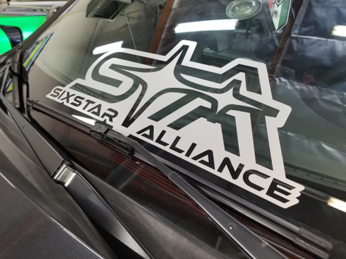 Lower Windshield banner SSA Logo (5" x 20")- DECAL