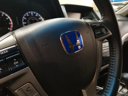 JDMFV - Steering Wheel Emblem (Blue) - H