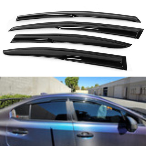 Window Visors Rain Guard Mugen Deflectors 3D Wavy Style (2015-2021 WRX STI)