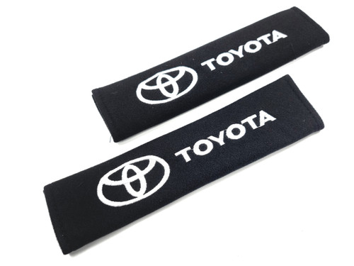 Soft Touch Seat Belt Shoulder Pads Cover  - Toyota (White)