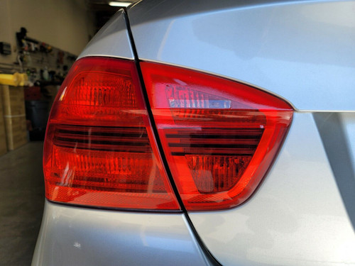 Red Reverse Cutout Tail Light Overlays (2006-2008 BMW E90 3-Series SEDAN)