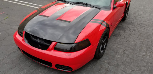 Smoked - Head Light Overlays (99-04 Mustang)