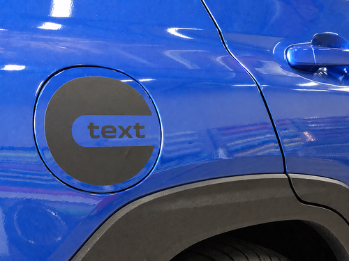 Custom Text - Gas Door Overlay (2022-2026 WRX)