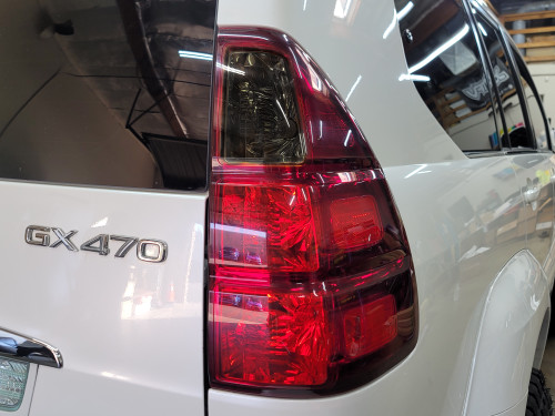 Red Turn Signal Overlays Tint (2003-2009 Lexus GX470) - JDMFV WRAPS