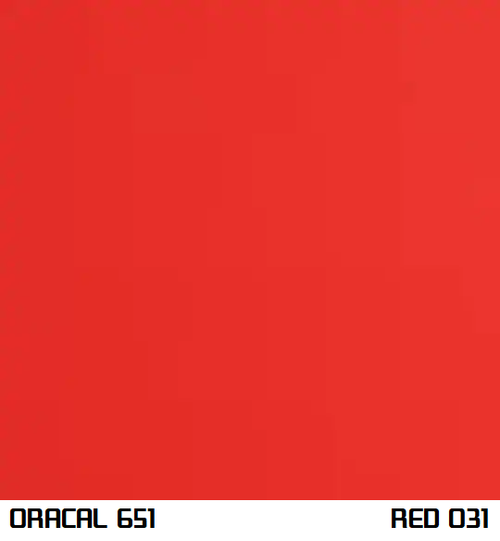 ORACAL 651 - RED 031