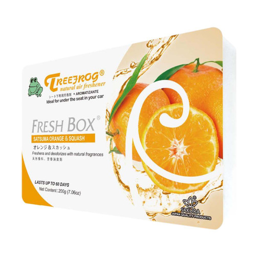 Treefrog Fresh Box Car Air Freshener Scent - Satsuma Orange & Squash