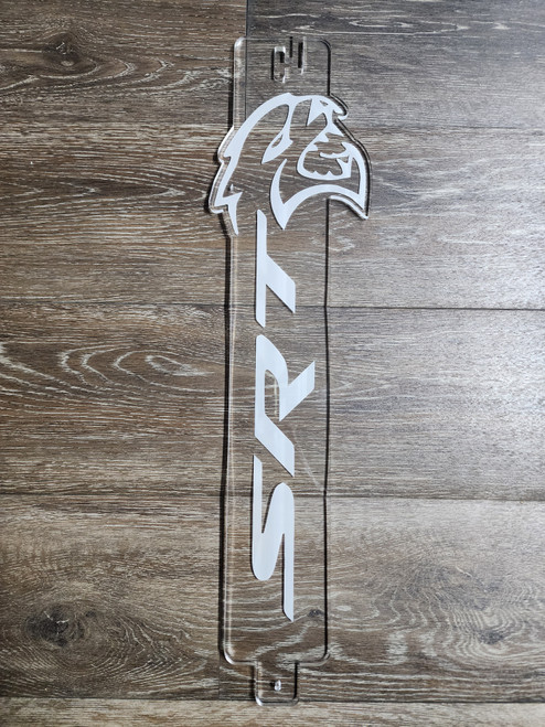 "SRT" with Hellcat logo Custom Hood Prop (1/4" Thickness) 