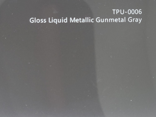 Hybrid Gloss Liquid Metallic Gunmetal Gray PPF - Dry Install