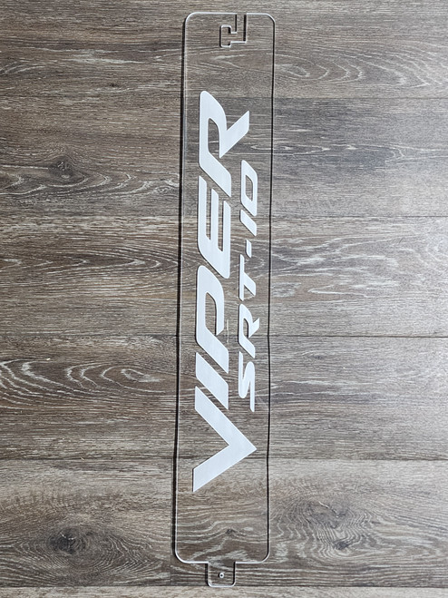 "VIPER SRT-10" Custom Hood Prop (1/4" Thickness) 