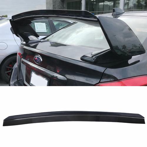 Gurney Flap For STI Spoiler Black Transparent Acrylic (2015-2021 WRX / STI)
