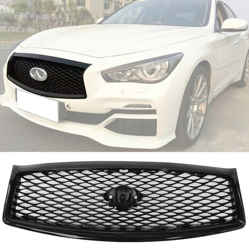 Grille Eau Rouge ER Style Black Front  ABS | 2018-2024 Infiniti Q50 