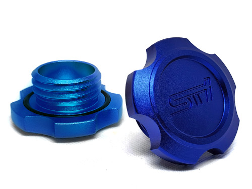 Engine Oil Cap - Blue