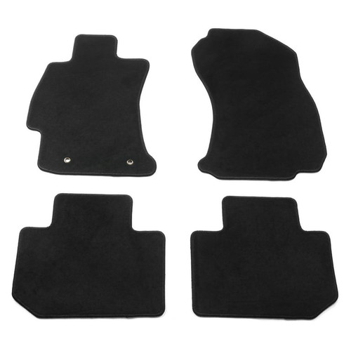 Black Front & Rear Floor Mats Nylon | 2025-2026 Subaru Forester