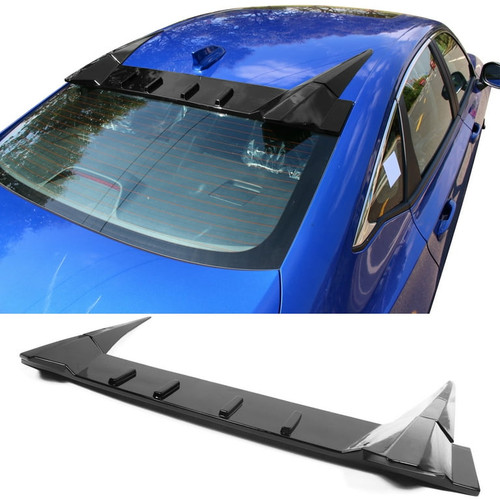 Gloss Black Type R Style Rear Roof Spoiler Wing ABS | 2022-2026 Honda Civic Sedan