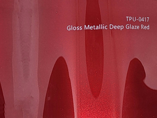 Hybrid PPF Gloss Metallic Deep Glaze Red- Dry Install