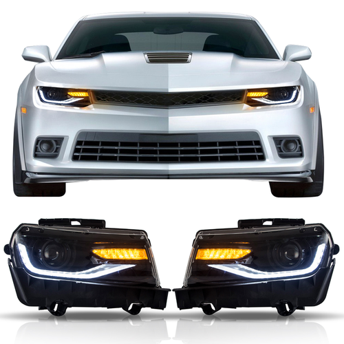 LED Projector Headlights Left Right Side | 2014-2015 Camaro