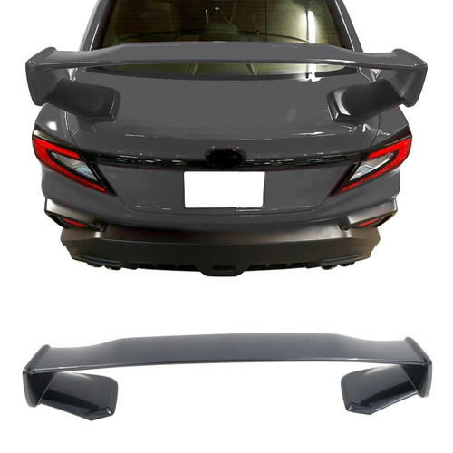 Magnetite Gray Metallic #P8Y OE STI Style Rear Trunk Lid Deck Wing | 2022-2026 Subaru WRX
