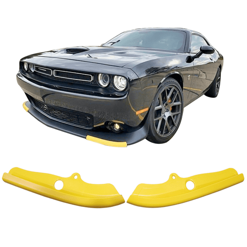 SRT Scat Pack Bumper Lip Protector 2PC | 2015-2023 Dodge Challenger