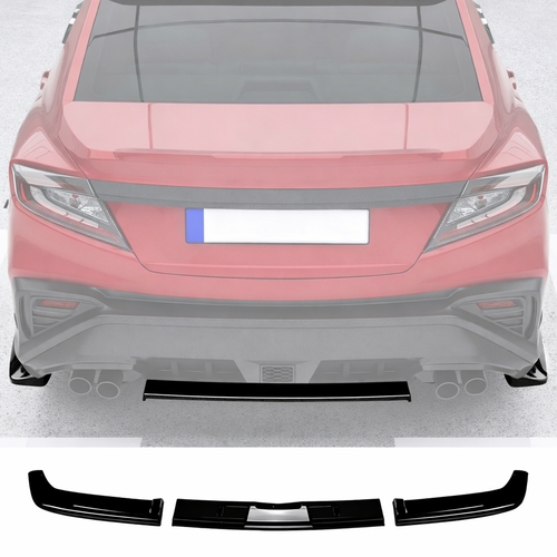 Gloss Black STI Style Rear Diffuser Lip 3PCS ABS | 2022-2026 Subaru WRX