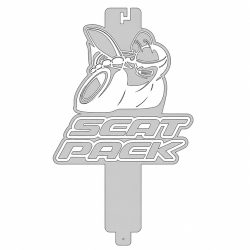 Custom Hood Prop - Scat Pack with Bee  (1/4" ThIck)