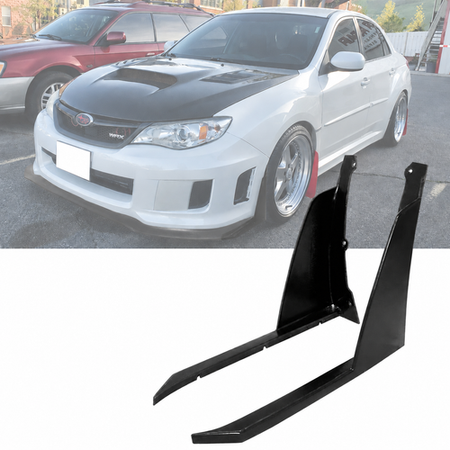 Front Bumper Winglets Splitter | 2011-2014 Subaru WRX/STI