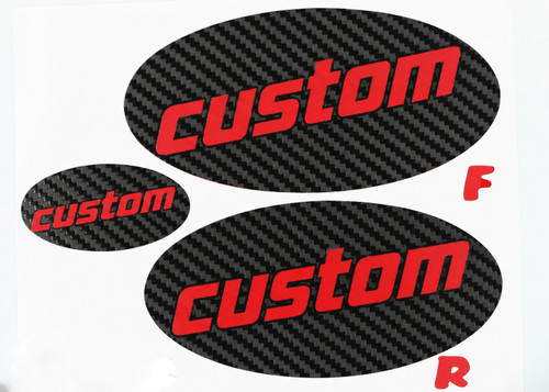 WRX - Precut Emblem Overlays w/ Logo Front/Rear (06-07 WRX)
