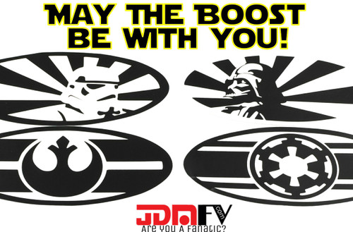 06-07 WRX/STI Precut Emblem Front/Rear Overlays - STARWARS